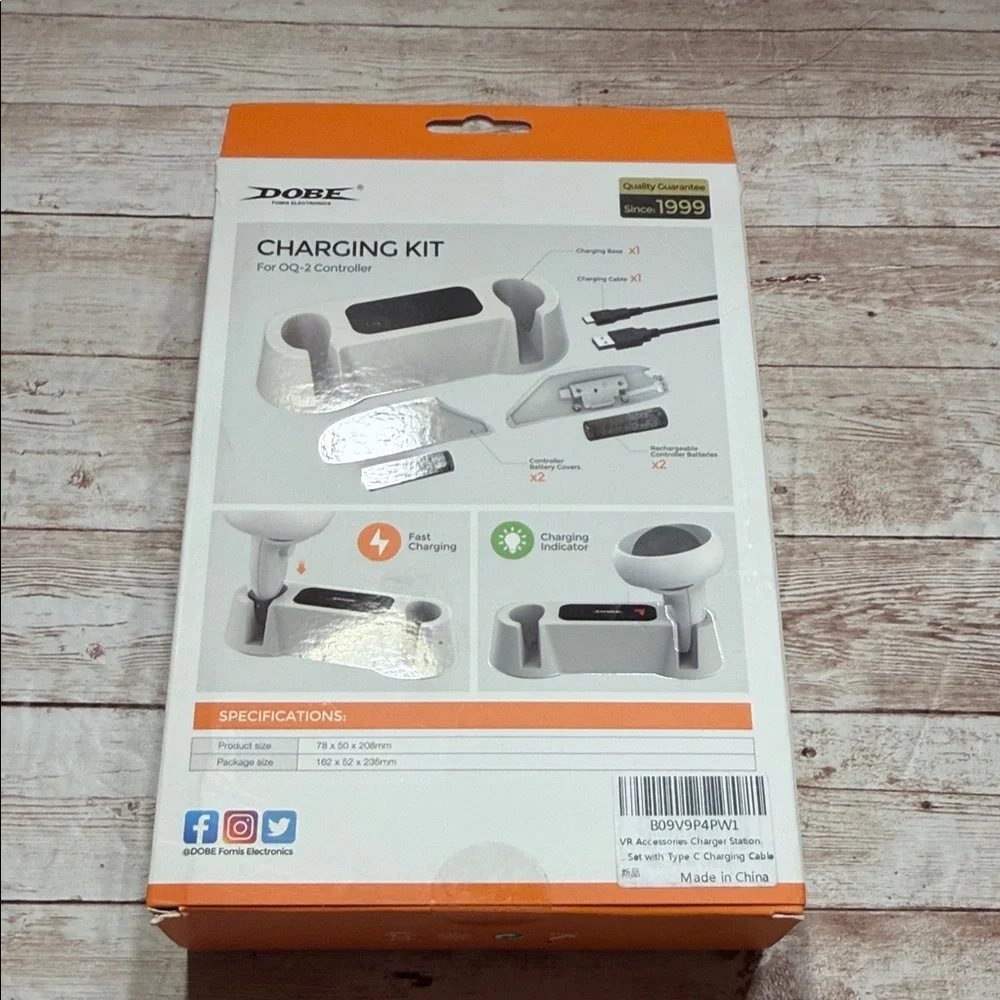 NEW Unopened Dual Charging Kit for QQ-2 Controller - White